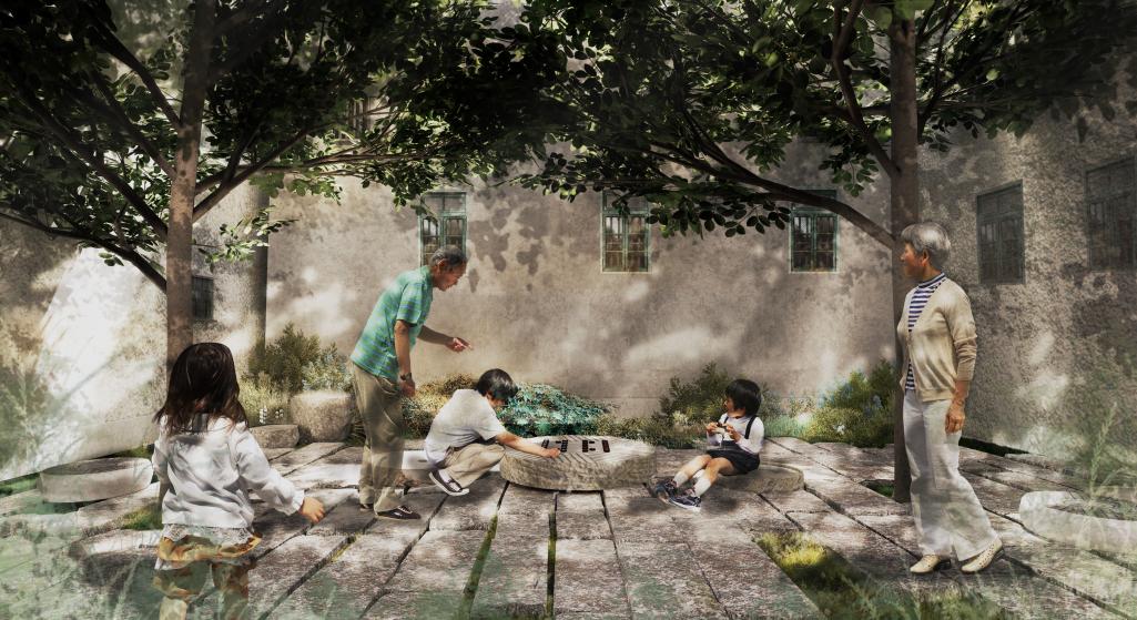 基础上对建筑进行修复,改建,传统与现代交织,打造质朴简约的生活空间