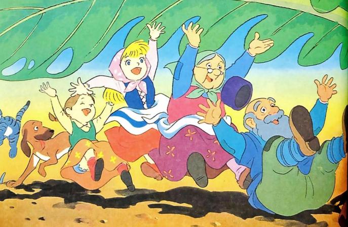 《大萝卜》插画但导噬,这个文本还有另一种文学面貌——比如依据"人