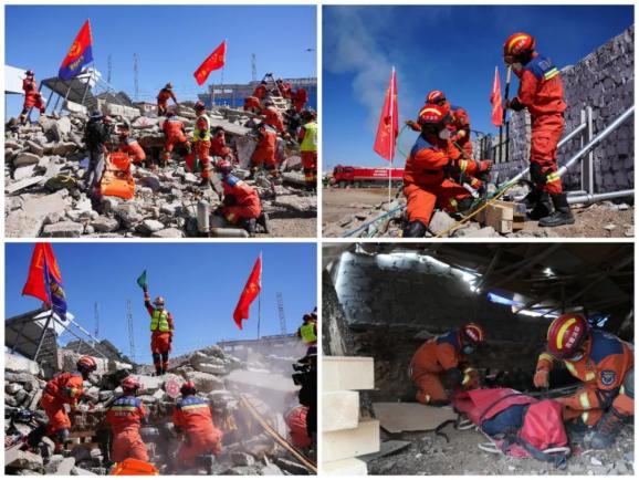 西藏消防救援总队圆满完成"应急使命·西藏2024"高寒高海拔地区地震