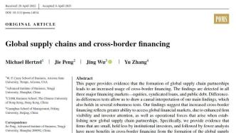 同济经管助理教授彭洁合作论文在国际顶级期刊POM发表