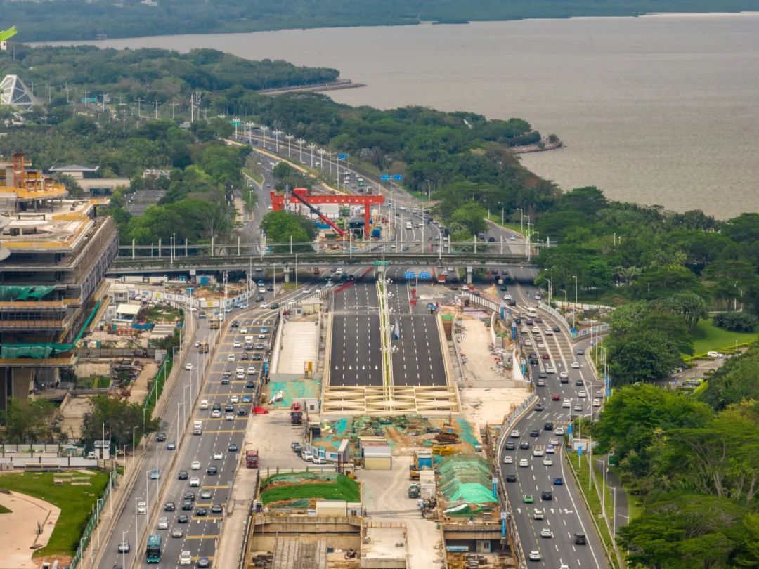 深圳滨海大道交通系统搬进地下超大四层空间