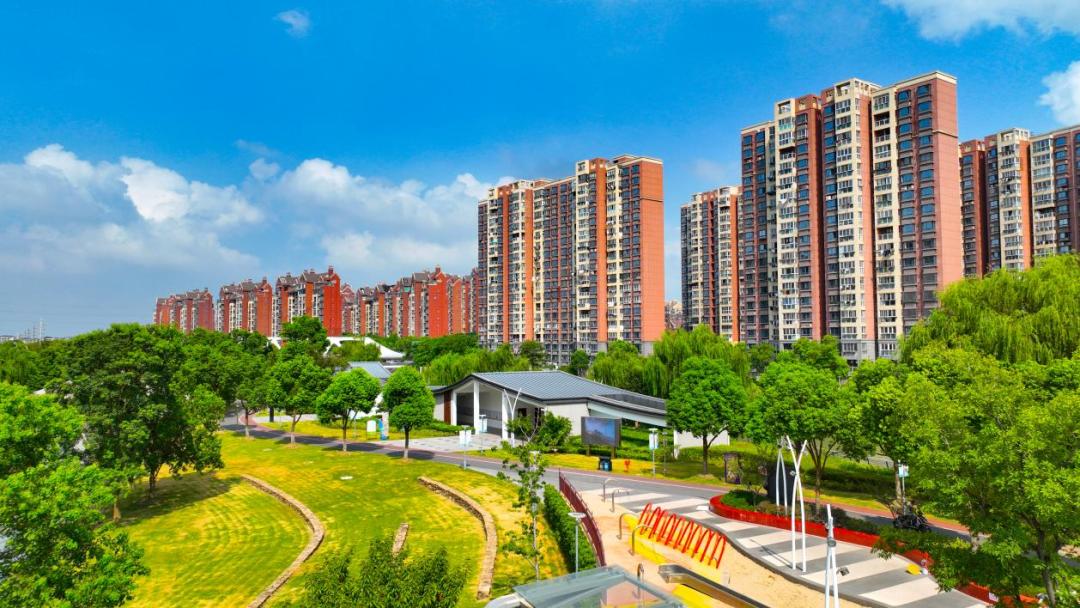 长岛公园是青浦环城水系公园中一道亮丽的风景线,它被上达河,老毛泾港
