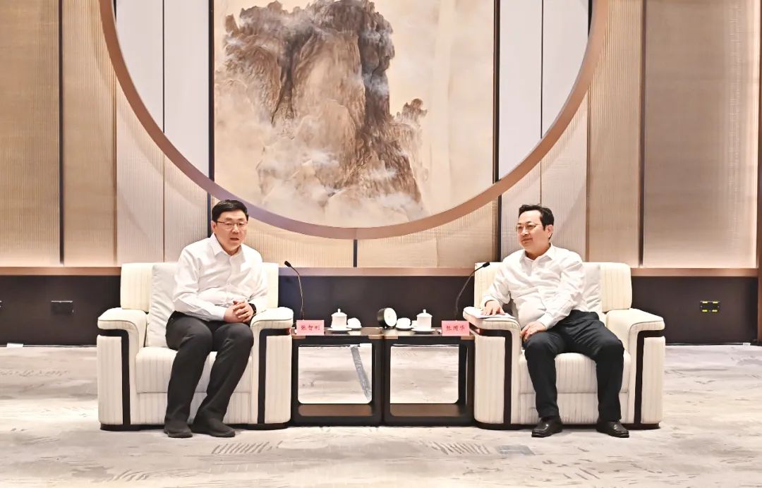 张国华与国家电网有限公司董事长张智刚一行举行工作座谈