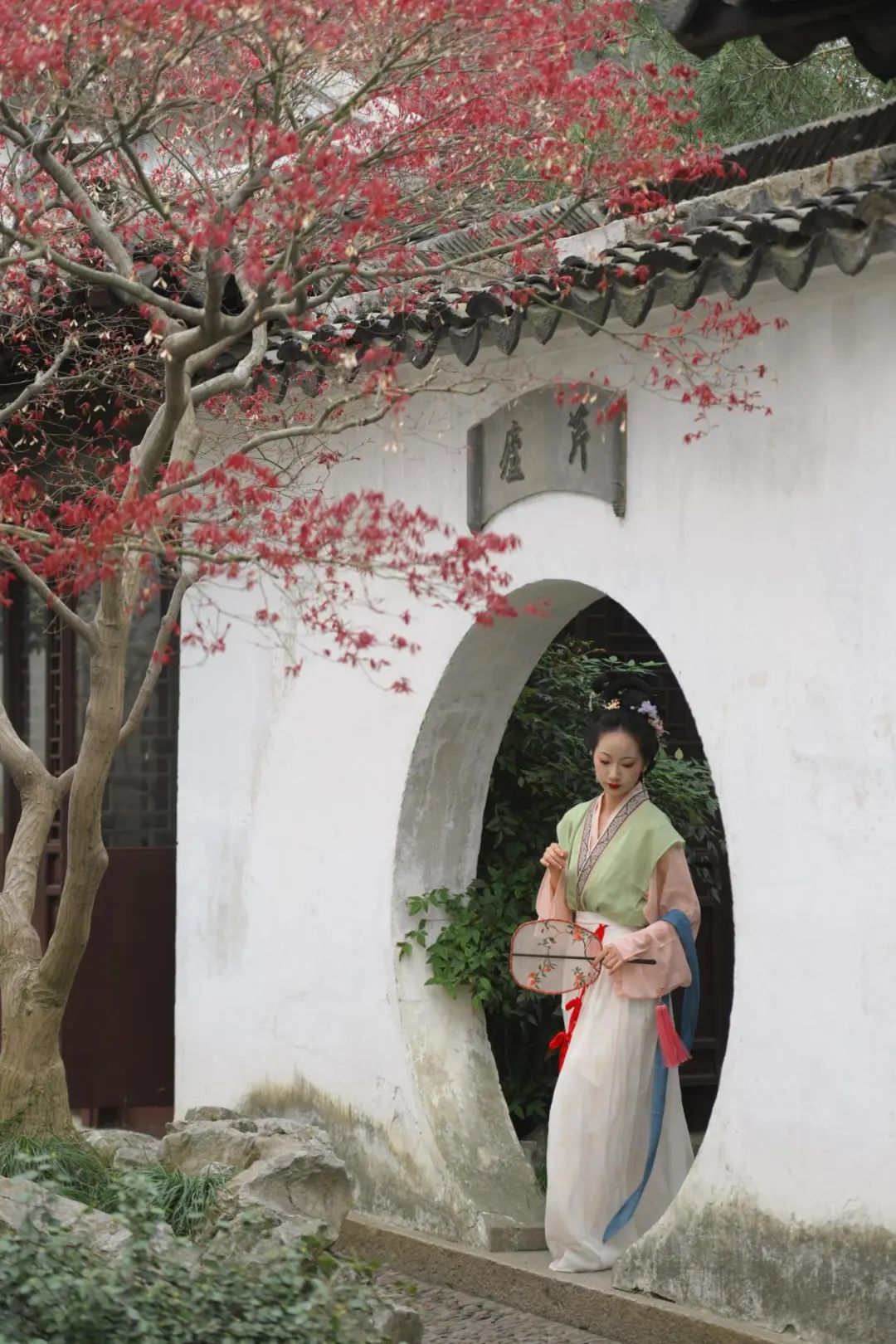 简单5招,教你拍出唯美花季古风人像