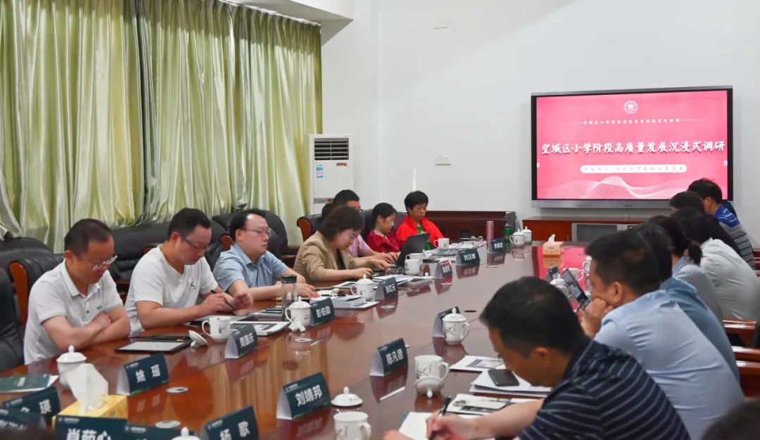 共谋发展!望城区小学阶段高质量发展沉浸式调研