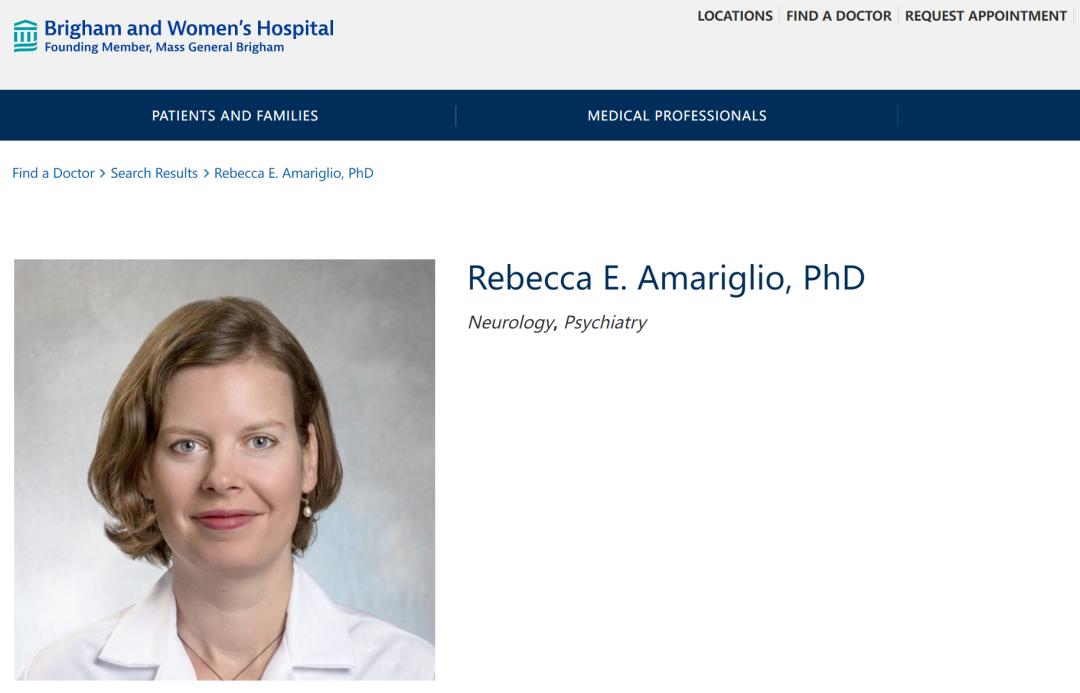 记忆问题等简单问题就能追踪疾病的严重程度,"布莱根妇女医院(brigham