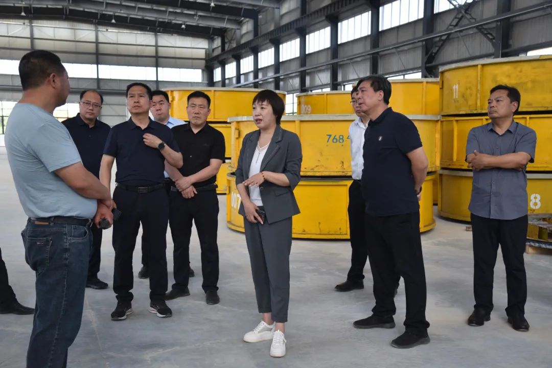 张丽娟调研部分重点项目建设工作