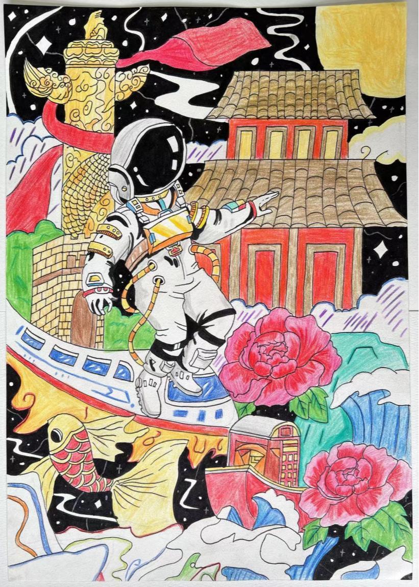 孙菲《一张老照片》年陡镇查湾中心小学作者:曹子函《幸福新时代》二
