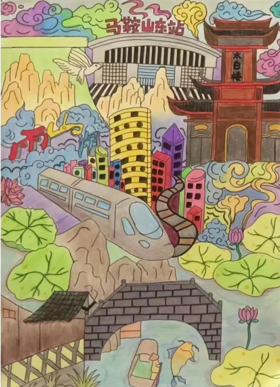 艺润童心 美育新人 | 一起来看"小画家"眼中的"多彩家园"!