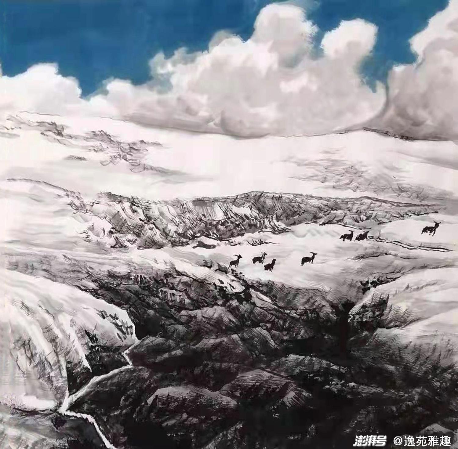 许小平画作,四季雅韵,水墨丹青_澎湃号·湃客_澎湃新闻-The Paper