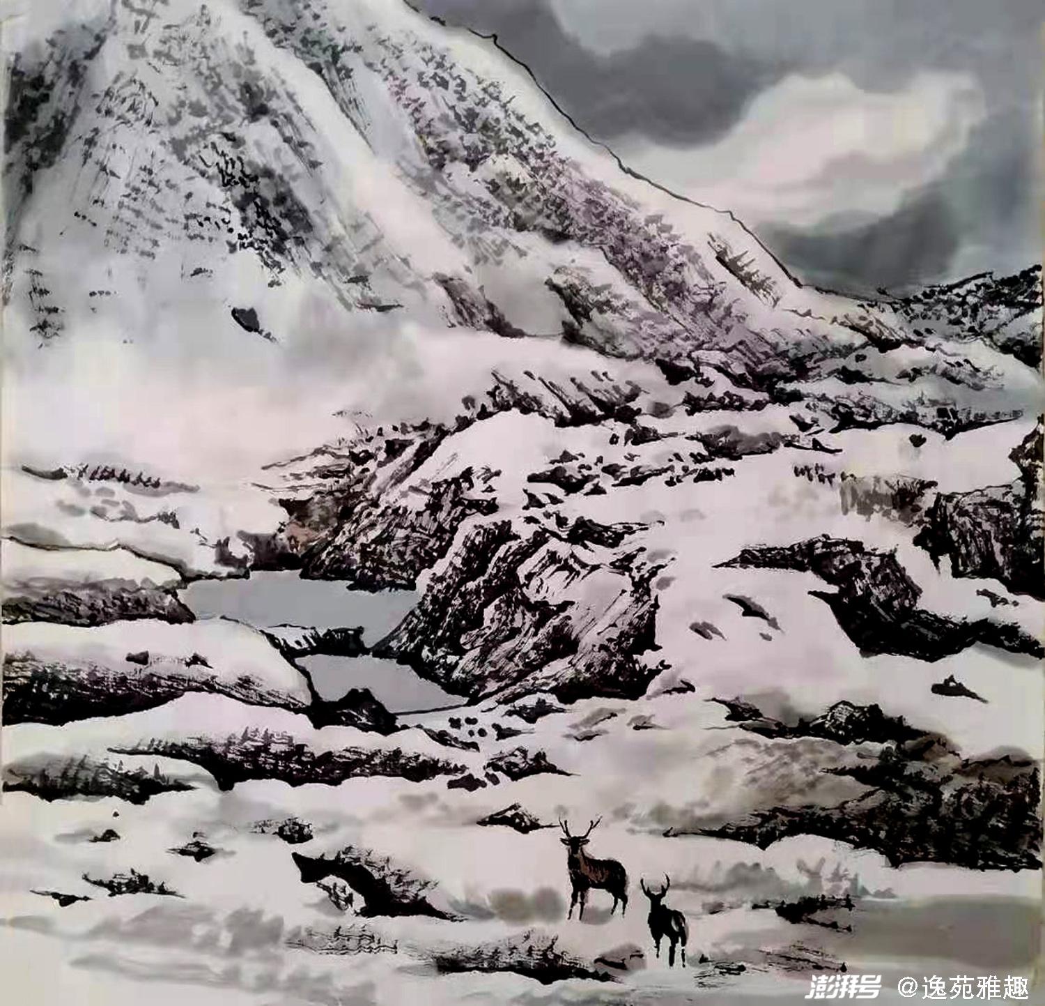 许小平画作,四季雅韵,水墨丹青_澎湃号·湃客_澎湃新闻-The Paper