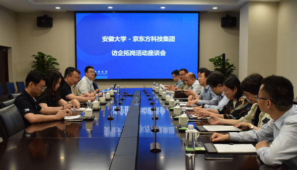 孙长银带队赴合肥京东方"访企拓岗" 并开展校企合作座谈交流