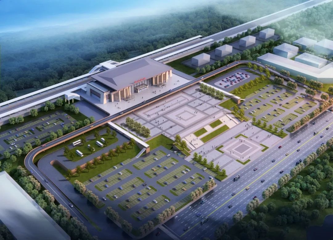 效果图抢鲜看!这条高铁新建站房亮相