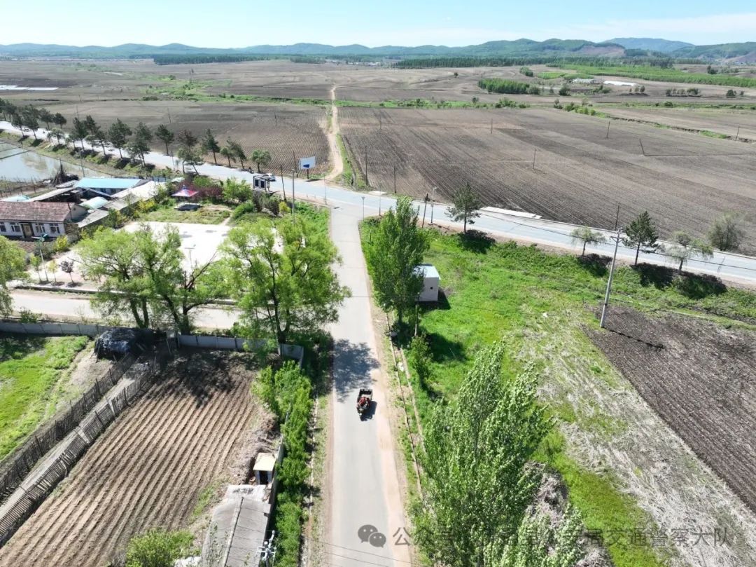 g229线大孤山镇山西屯路口二,隐患路段(二)端午小长假期间,伊通大孤山