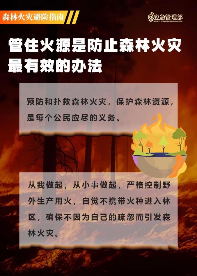 森林草原防灭火知识!