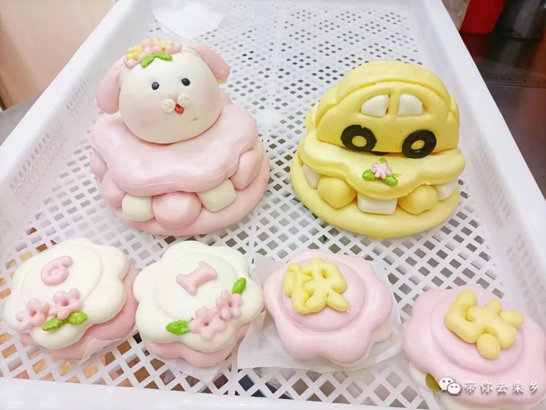 巧手蒸出幸福"花