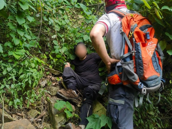 40人紧急行动 成功救助迷路驴友