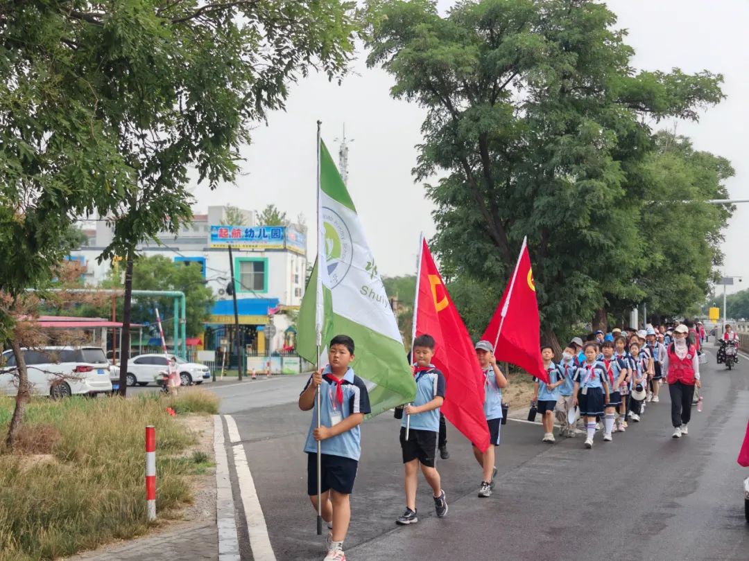 【"双争"有我61活力河北】水月寺小学举行大运河全民健走活动