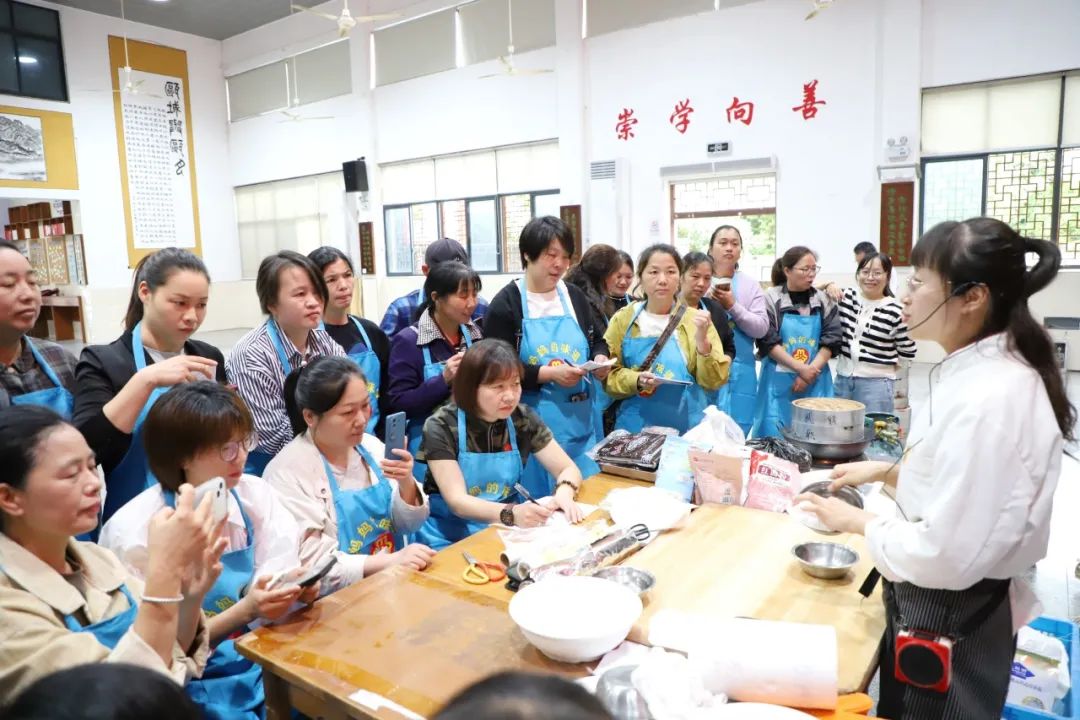 巾帼共创丨首期"妈妈的味道"乡村厨娘"面点技能培训开班啦