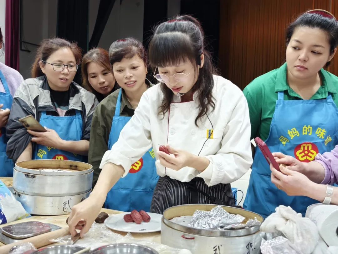 巾帼共创丨首期"妈妈的味道"乡村厨娘"面点技能培训开班啦