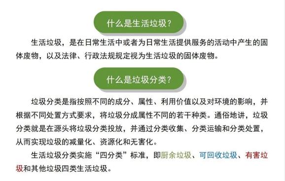 垃圾分类减量内容图片