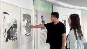 江苏苏州：“荷塘月色”里的荷花主题绘画展开展