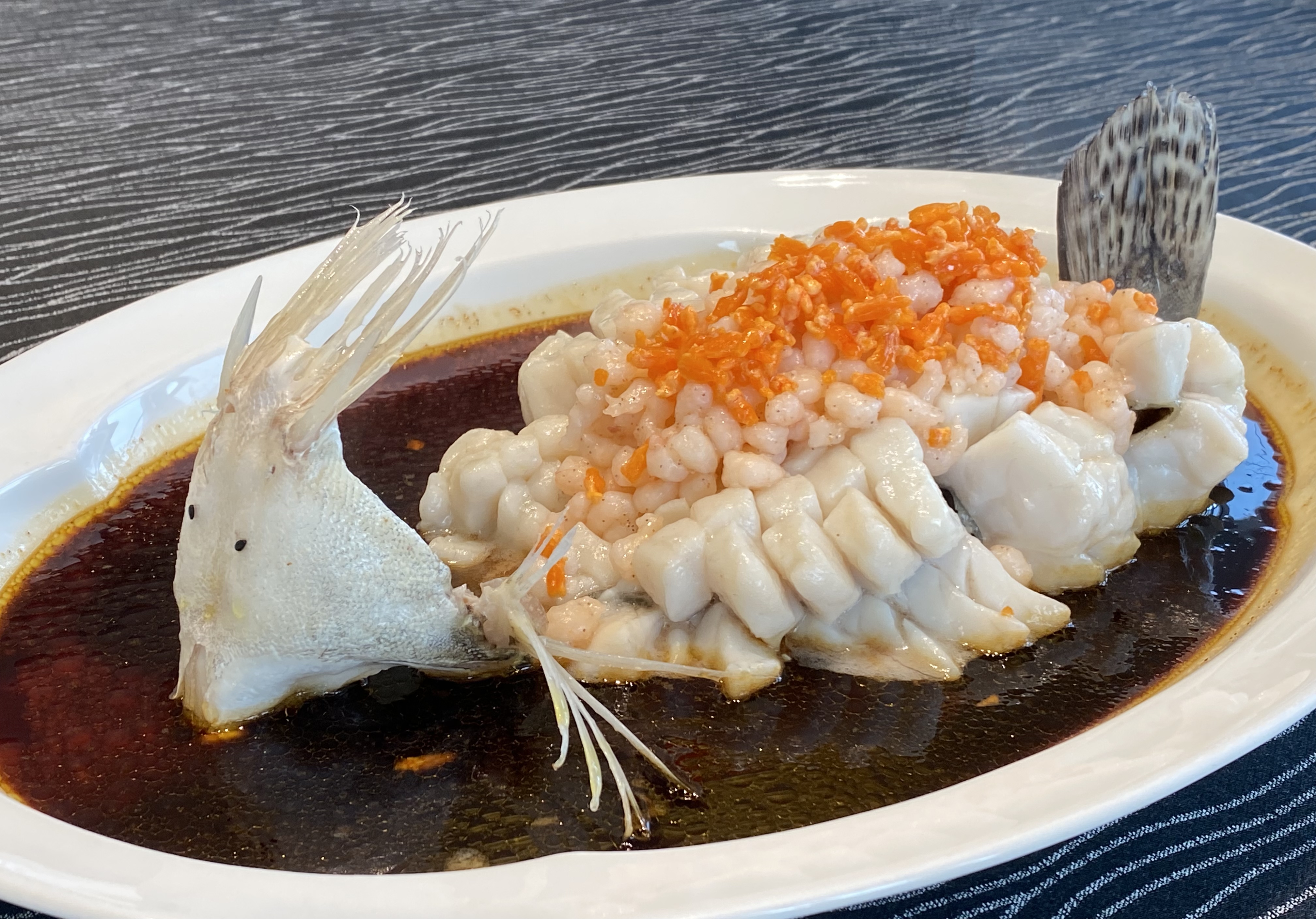 糟香三虾白玉松鼠鳜鱼四,江南好,吃面趁拂晓.