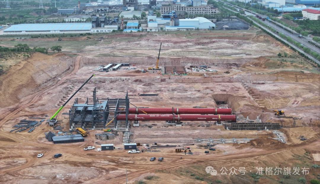 准格尔旗:奋战当"夏"项目建设"热浪滚滚"