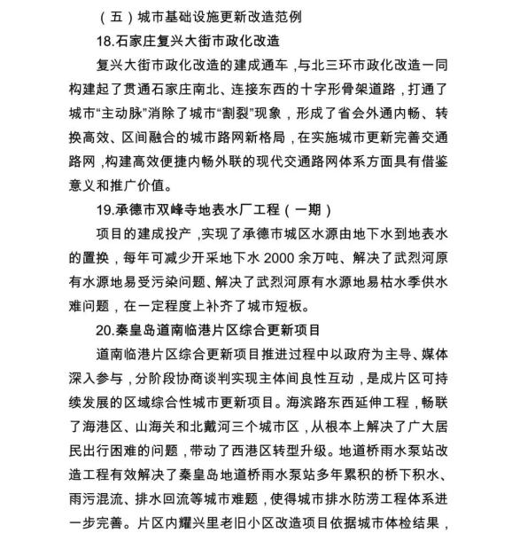 高阳县环城水系项目被评为燕赵宜居县城范例