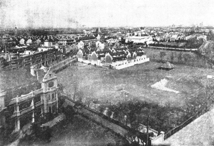 现在的上海市文学艺术界联合会所在地块范围从延安西路200号至238号