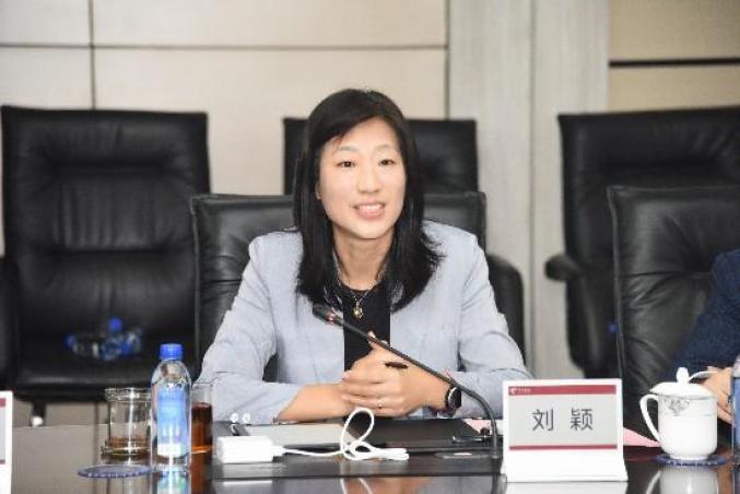 刘颖主持会议画面(资料图)据公开简历,刘颖,1973年5月生,大学,工学