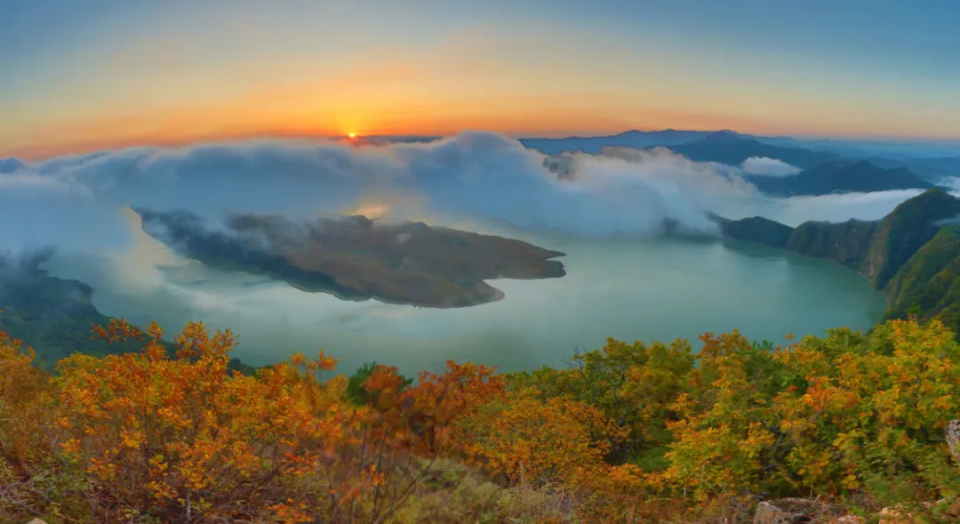 集安太极湾风景区图片图片