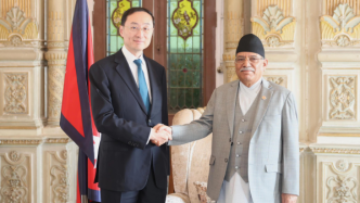外交部副部长孙卫东拜会尼泊尔总理普拉昌达