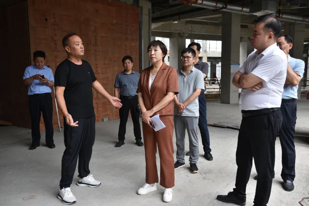 张丽娟一行先后到县群众文化中心,兴业路小学,宜阳县政府示范性养老