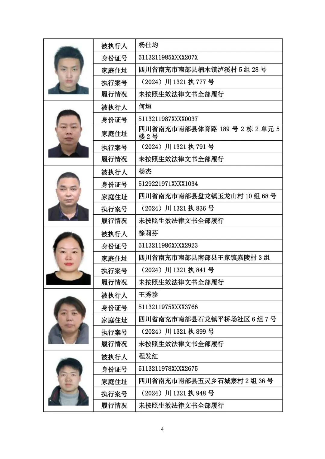 老赖名单查询系统失信图片