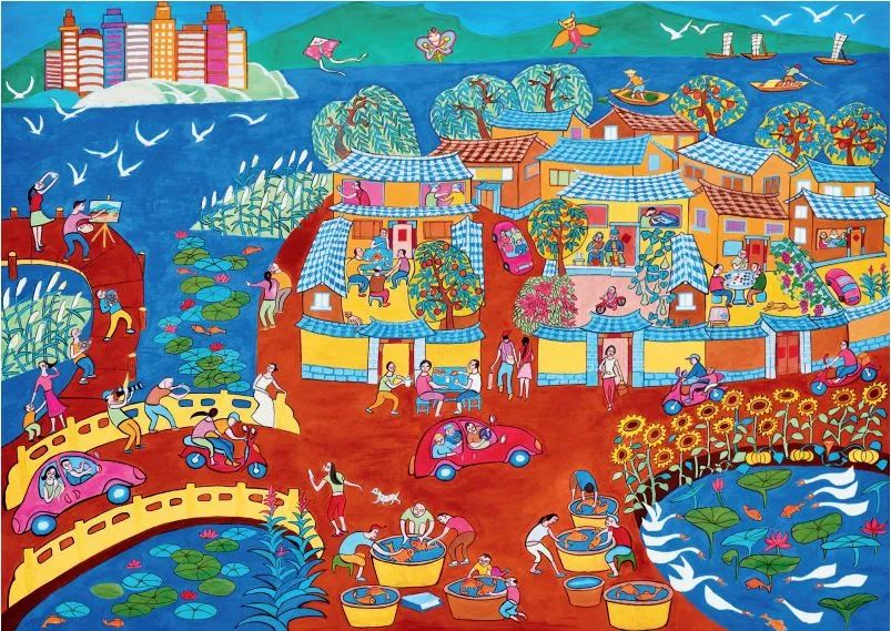 《滇池湖畔》张陆《彝乡秋韵》普丽瑛《夜石林》龙金尧《秋实》李蕊