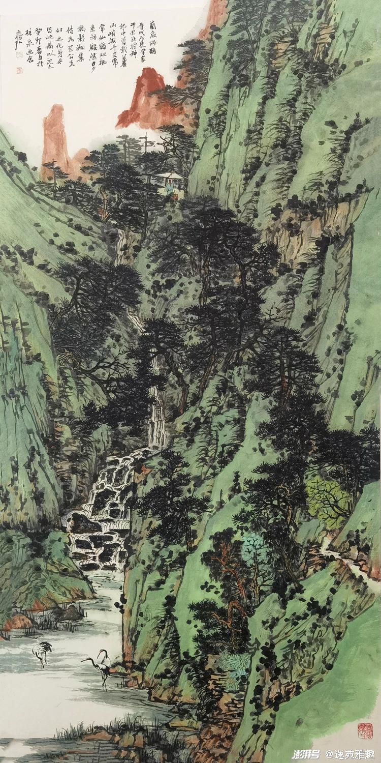 画家齐宏伟先生古密八景,山水诗画,旷野情深
