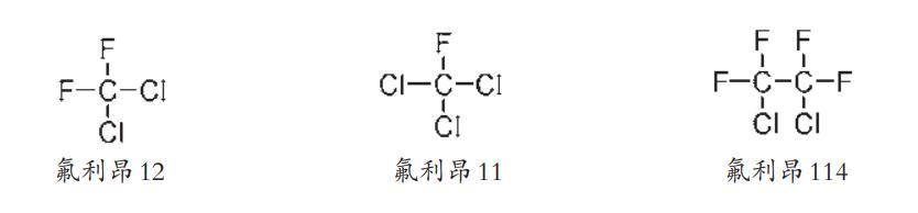 三氯一氟甲烷(氟利昂11)以及1,1,2,2