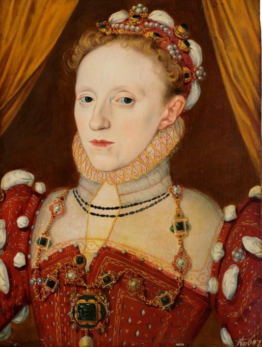 伊丽莎白一世肖像画童贞女王有多珠光宝气听说我有两件在小红书上爆