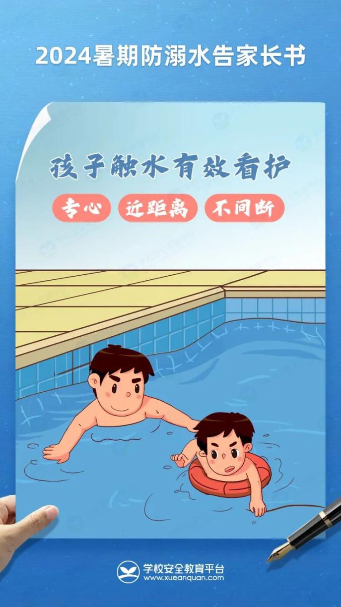 【安全教育】暑期防溺水告家长书