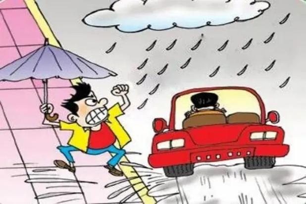 雨天路面湿滑,车辆轮胎性能对安全影响大,出行前要检查车辆轮胎花纹