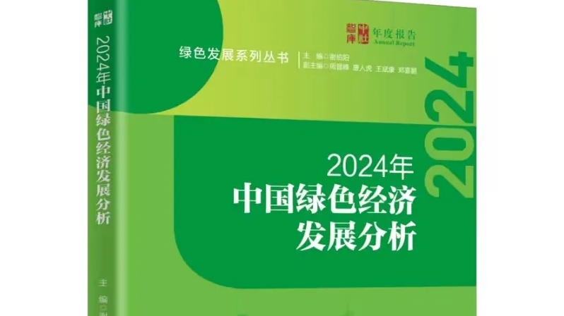 厘清、强化绿色经济本质 |《2024年中国绿色经济发展分析》摘录
