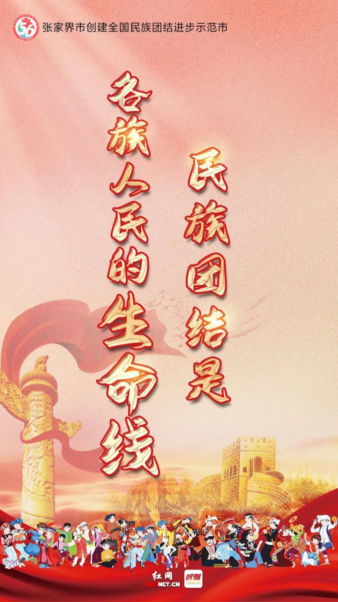 民族团结主题海报