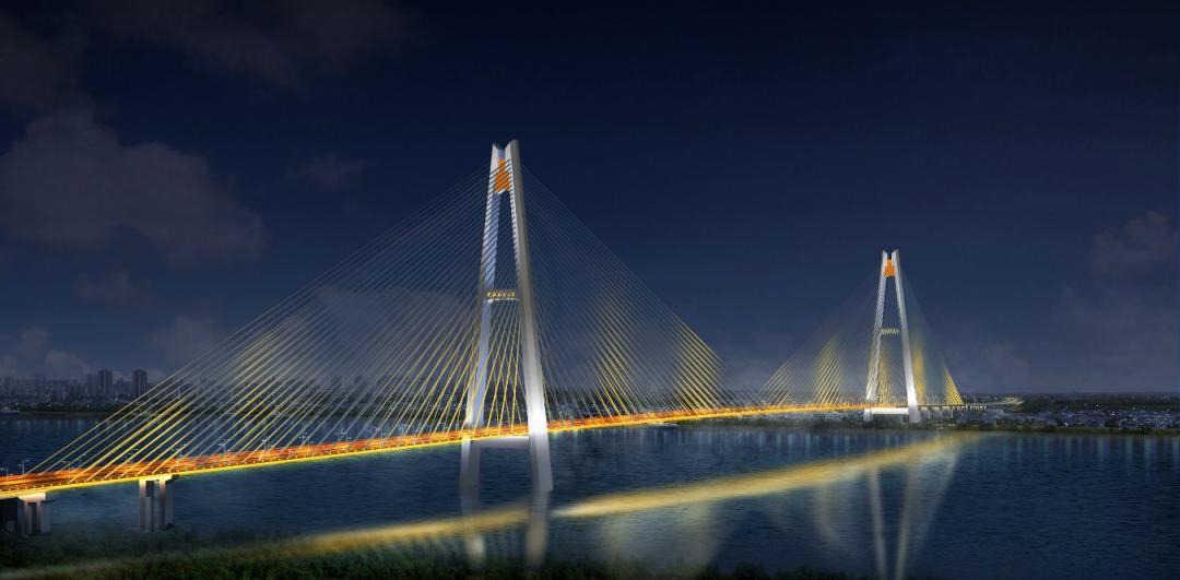 枝江长江大桥,松滋河特大桥桥梁色彩方案出炉!