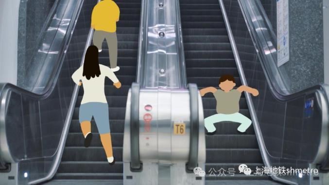 地铁安全出行:未成年人乘坐自动扶梯家长应做好陪护_澎湃号·政务_澎湃新闻-The Paper
