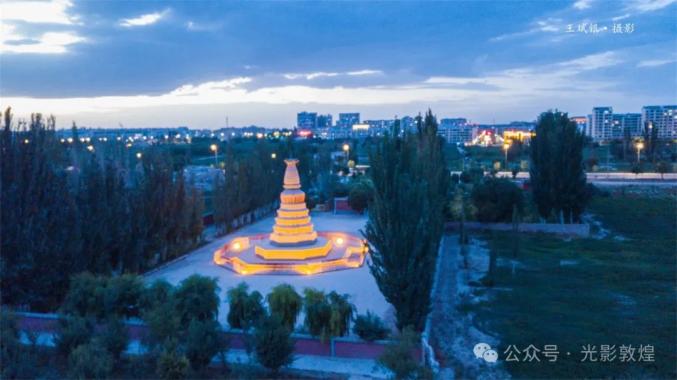 【盛夏敦煌】白马塔景区夕阳西下美景如画