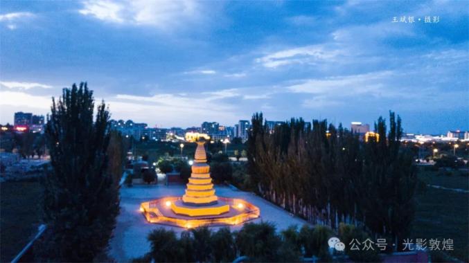 【盛夏敦煌】白马塔景区夕阳西下美景如画