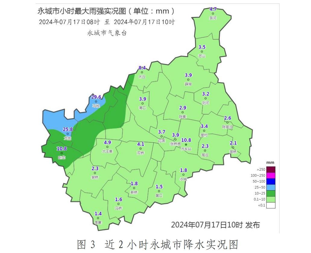 永城17日10时最新雨情信息