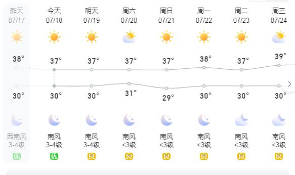 长沙天气预报来源 