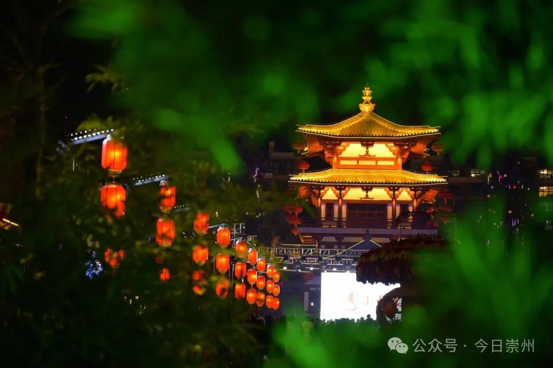 越夜越美丽！这是属于崇州人的烟火气